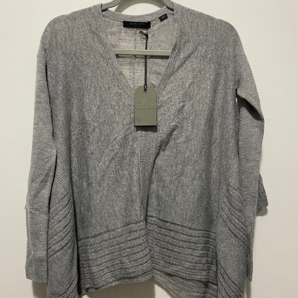 AllSaints Women's Mara V-Neck sweater - Picture 1 of 3